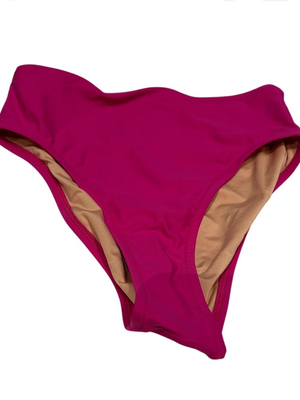 J. Crew Gigi Full Coverage High Waisted High Leg Bikini Bottom Size Small NWT